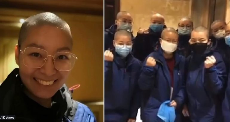 Nurses Going to Wuhan Are Shaving Their Heads to Avoid Cross-Contamination
