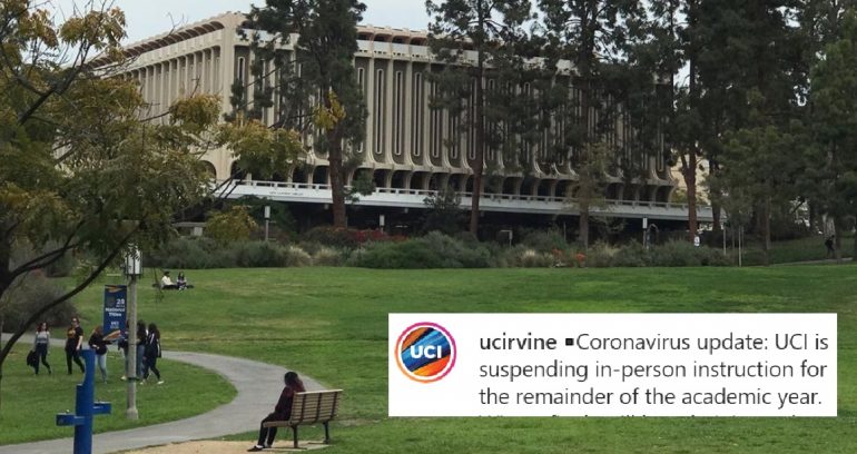 UC Irvine, Other UCs Cancel In-Person Classes Over Coronavirus Outbreak