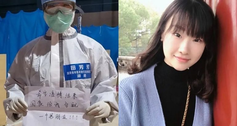Single Chinese Nurse Asks Government to Give Her a Boyfriend For Fighting Coronavirus