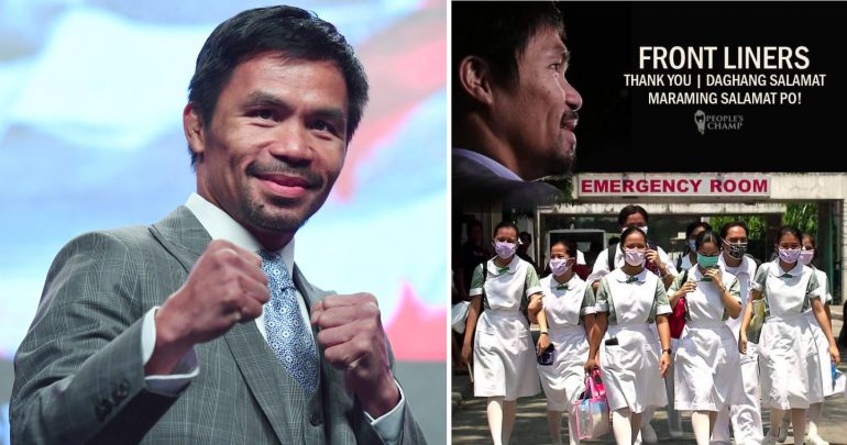 Manny Pacquiao Says He is ‘Not Afraid to Die’ for the Philippines Fighting COVID-19