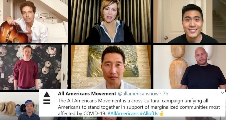 Andrew Yang, Daniel Dae Kim Join #AllAmericans to Help Communities Hit Hardest by COVID-19