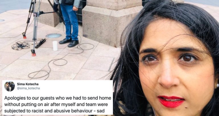 British Indian BBC Reporter Forced to Stop Program Due to Racially Abusive Man