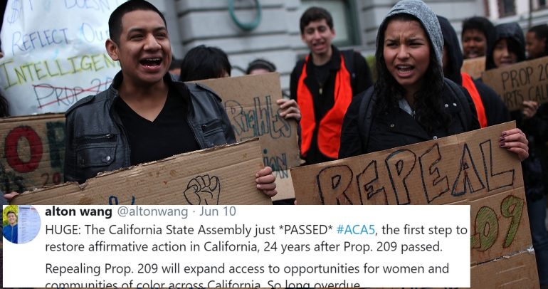 California Poised to Vote for Affirmative Action This November