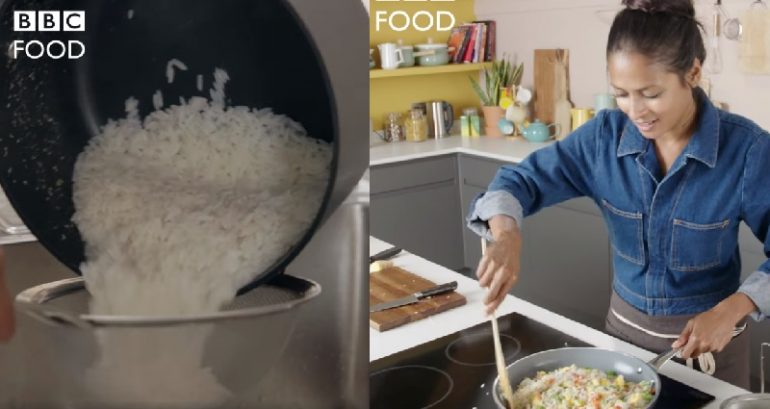 BBC Host Cooks Unwashed Rice, Rinses AFTER With Tap Water and Asians Everywhere Are Screaming