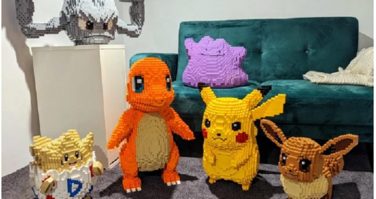 Fan Creates Unreal Life-Sized Pokémon Out of Legos
