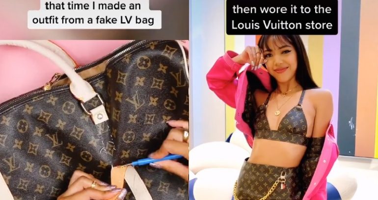 Meet the TikTok Star Who Turns Knock Off Luxury Bags Into Awesome Outfits