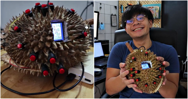 Student Creates a Game Boy Out of a Durian