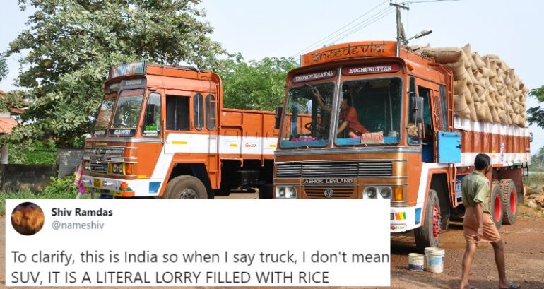 Indian Man Accidentally Orders Truckload of Rice, Wife Destroys Him Shortly After
