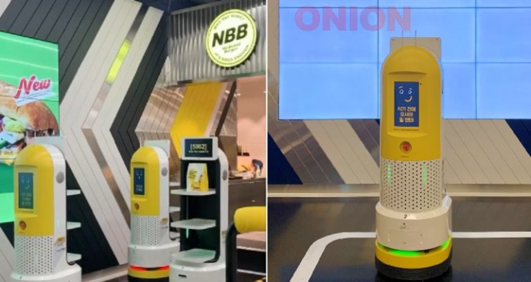 Robots Take Over Korean Burger Restaurant to Keep Social Distancing