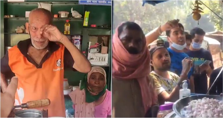 Elderly Couple’s Food Stand Gets Huge Boost After YouTuber Helps Them Go Viral
