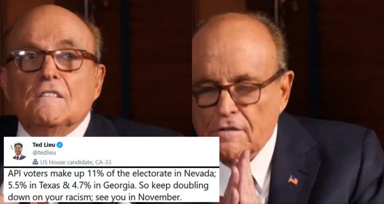 Rudy Giuliani Accidentally Posts YouTube Video of Himself Mocking Asians