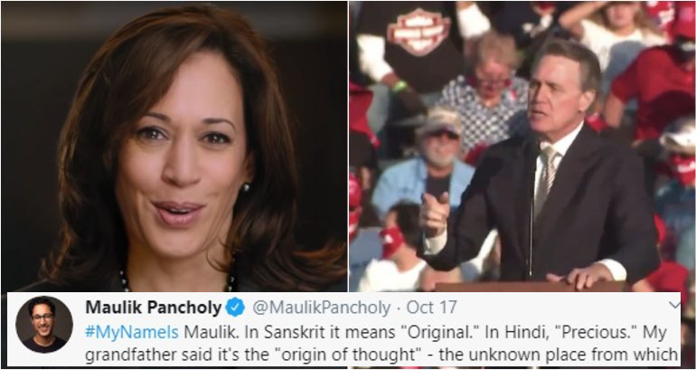 Asian Names Celebrated on Twitter After GOP Senator Mocks ‘Kamala Harris’ at Rally
