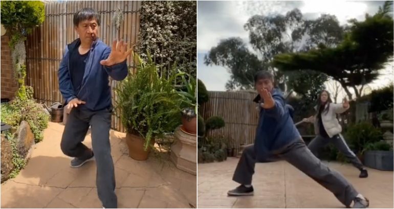 Kung Fu Champion Dad and Daughter Gain 1.3 Million TikTok Followers With Incredible Skills