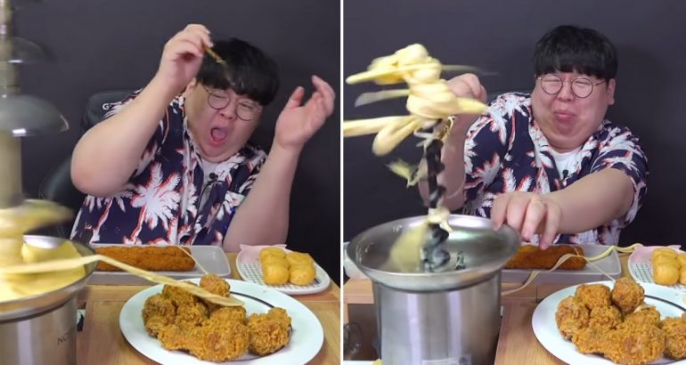 Korean YouTuber Loses First Fight With Cheese Fondue, Has a Wholesome Rematch