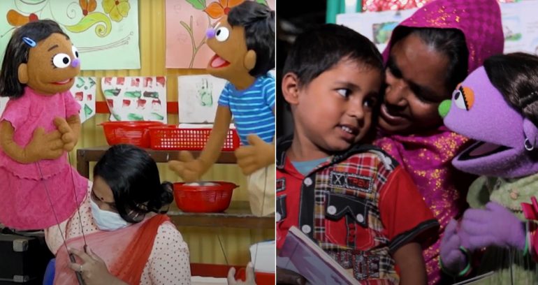 ‘Sesame Street’ Introduces 2 Rohingya Muppets to Help Refugee Children in Bangladesh