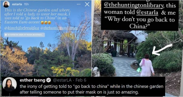 LA Writer Told to ‘Go Back to China’ While Walking in a Chinese Garden