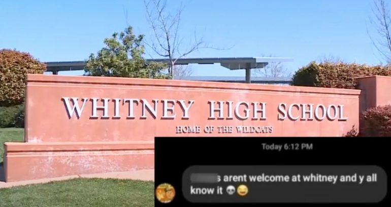 Anonymous, Racist Messages Sent to Asian American Students in Rocklin, CA