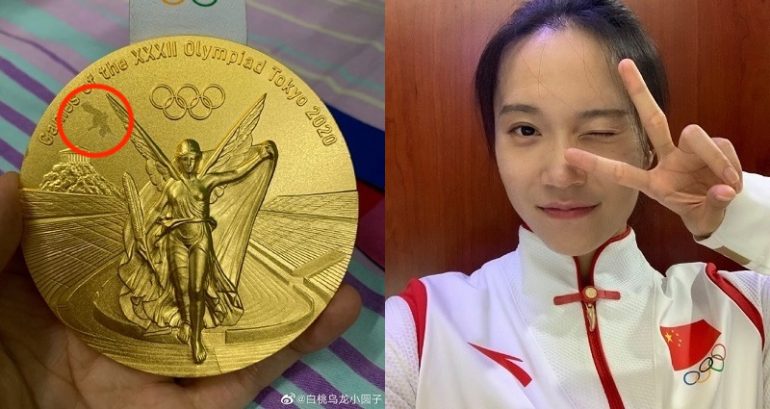 Two Chinese Olympians claim their gold medals are peeling, IOC responds