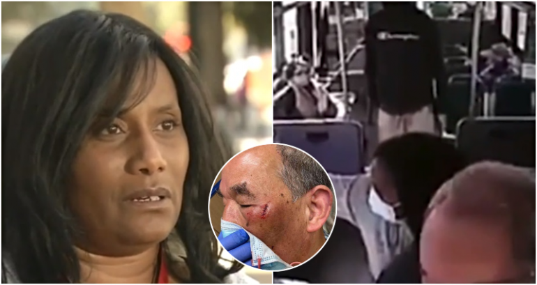Oakland woman hailed as ‘our bus hero’ after she used her body to shield elderly Asian man from attacker