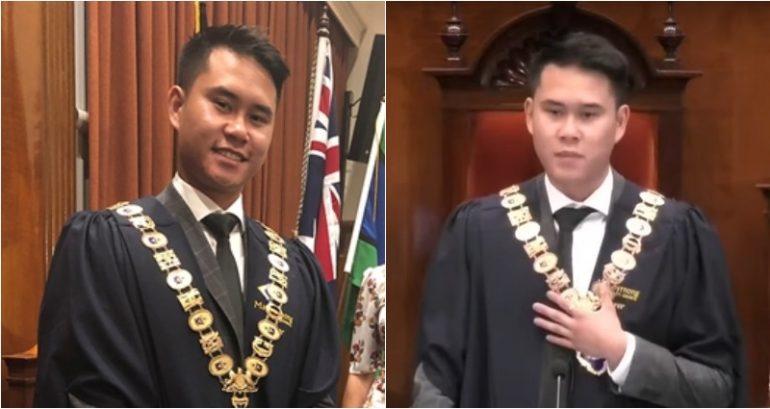 Youngest-ever mayor-elect of Melbourne suburb delivers victory speech in Vietnamese and English