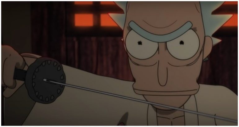 ‘Rick and Morty’ anime short inspired by ‘Lone Wolf and Cub’ has Shogun Morty fighting Ninja Ricks