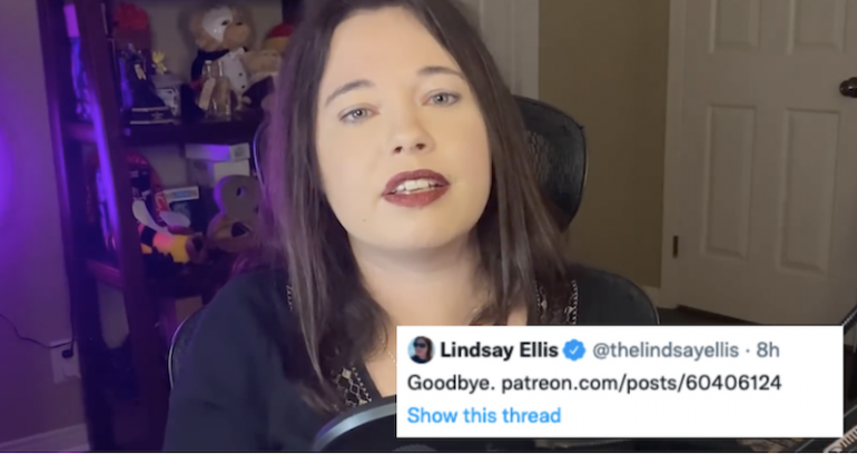 Lindsay Ellis quits YouTube months after igniting controversy with a tweet comparing ‘Raya’ to ‘Avatar’