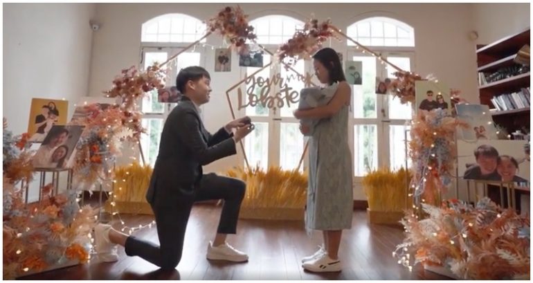 Singaporean man who learned Hokkien, danced to BTS for his marriage proposal wins $19,000 wedding