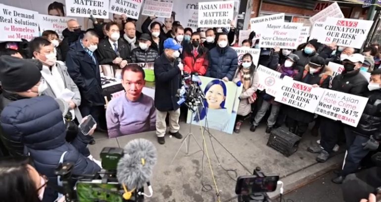 ‘Asian Lives Matter’: Protest against anti-Asian attacks erupts in NYC Chinatown after Michelle Go vigil