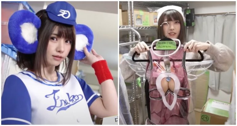 Japanese woman who makes $90,000 a month cosplaying shows off her costume warehouse in video