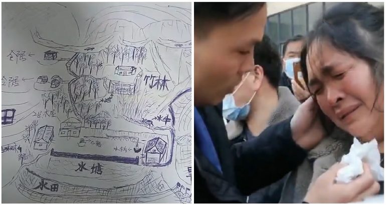 Kidnapped Chinese man reunites with family 33 years later using map he drew from memory