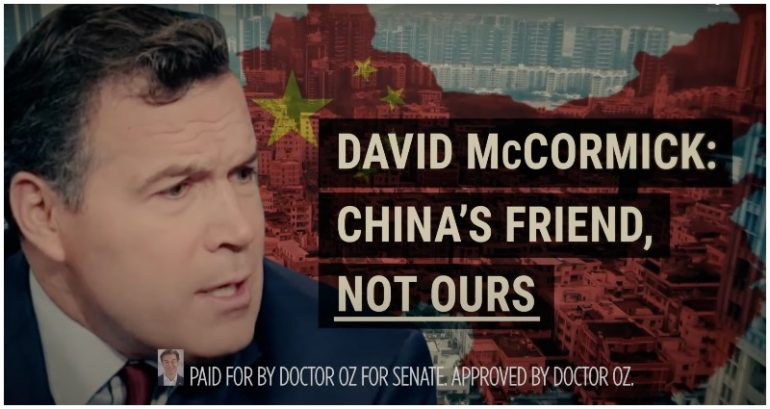 ‘China sent us COVID’: Dr. Oz says he’s not ‘China’s friend’ in Pennsylvania senate ad targeting opponent