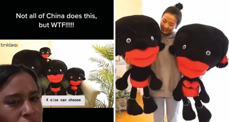 Video of Black racist caricature doll sold on Chinese retail site goes viral