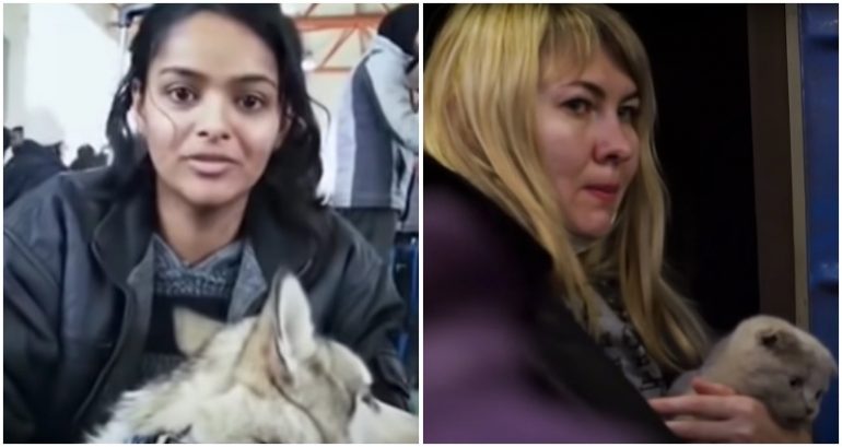 Indian medical student refused to flee war-torn Ukraine without her Siberian husky puppy