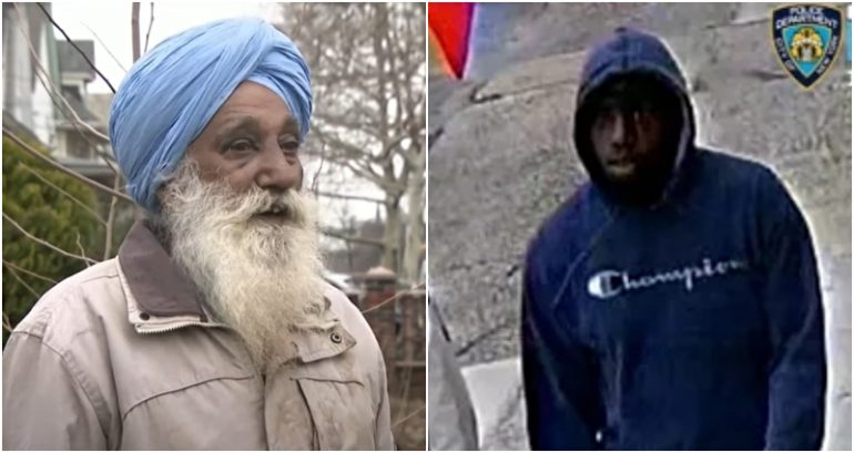 NYPD release footage of suspect wanted in hate crime that left elderly Sikh victim with broken nose