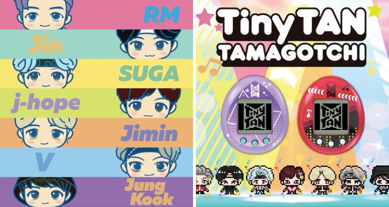 Carry your favorite BTS members everywhere you go with new TinyTan Tamagotchi