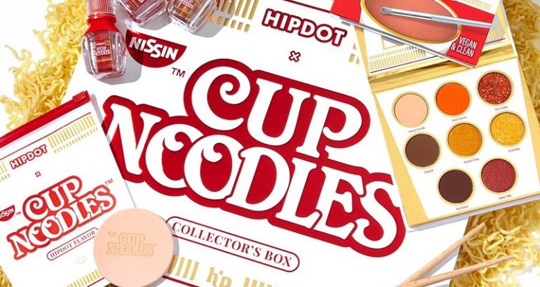LA beauty brand collaborates with Nissin to create Cup Noodles makeup collection