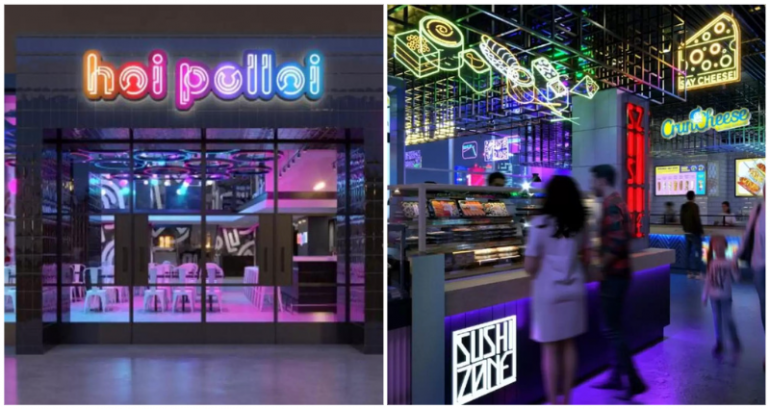 A 24,000-square-foot, cyberpunk-styled Asian food hall is coming to Queens