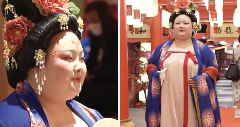 Plus-size Chinese woman who impersonates ancient beauty spreads body positivity on social media