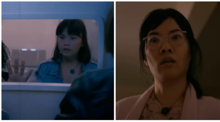 Ali Wong shows serious side while meeting her 12-year-old self in time-traveling ‘Paper Girls’ teaser