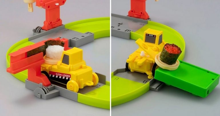 New Japanese toy truck that makes sushi and then drops it off will have kids becoming itamae in no time