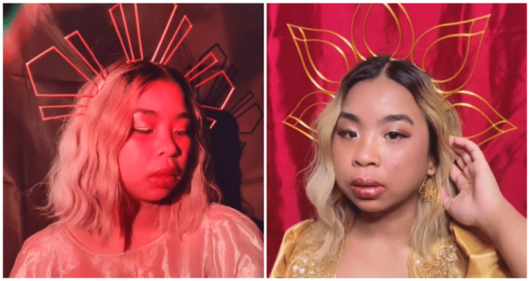 San Diego native Mar Velicaria puts a crown on Filipino American culture with their viral Reyna headpiece