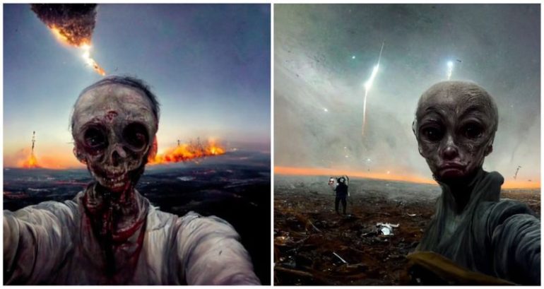 AI’s prediction of what last selfies on Earth would look like are total nightmare fuel