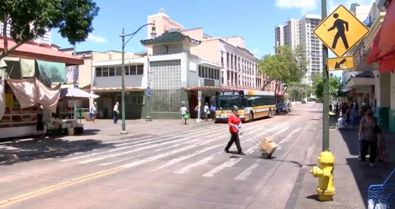 24-year-old woman fatally shot in the head at Chinatown bus stop in Hawaii