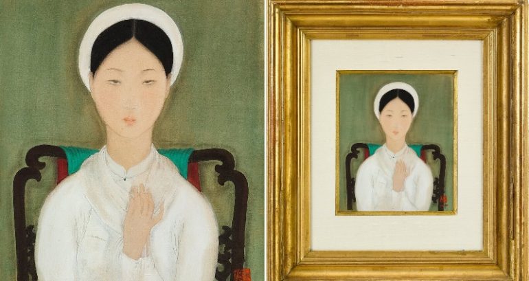 ‘Vietnamese Lady’ painting by Le Pho sells for over half a million dollars
