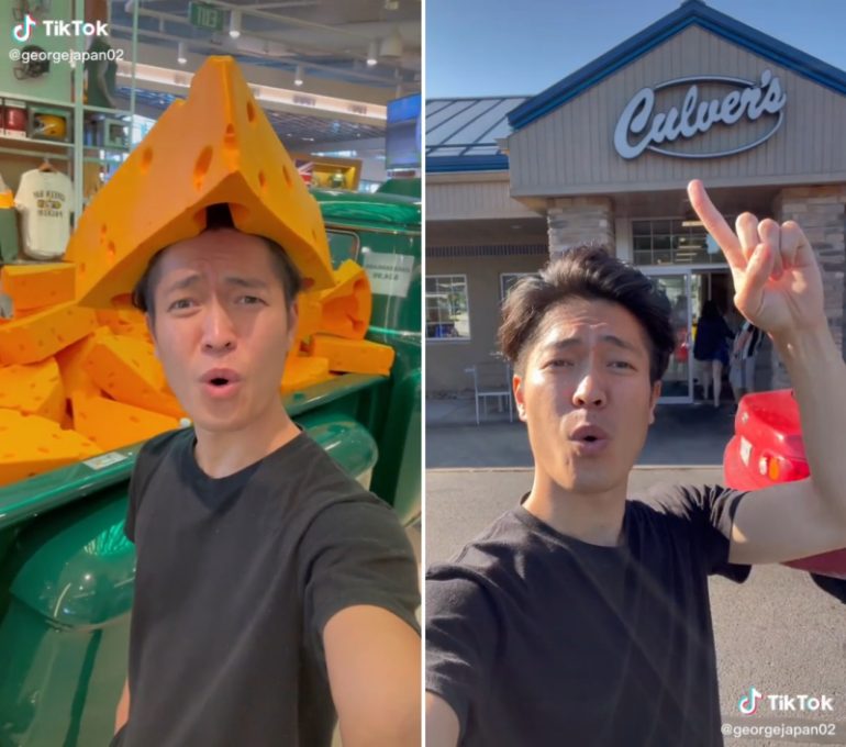 Japanese tourist in Wisconsin captivated by lakes, cheese and monster trucks in viral TikTok video