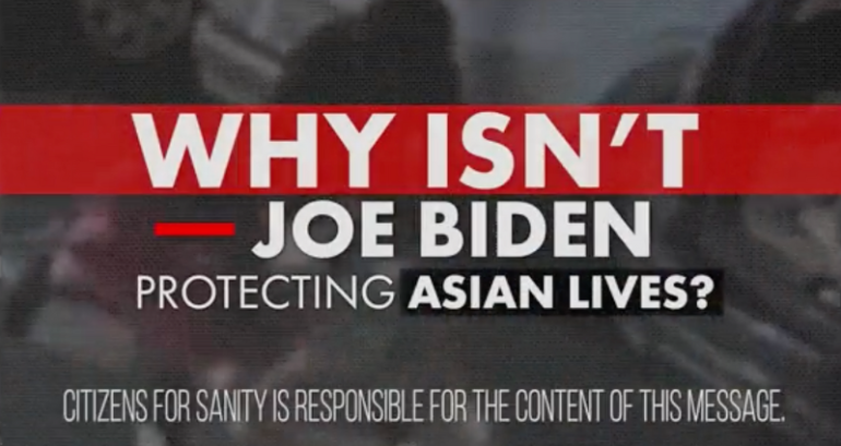 ‘Asian Lives Matter’ Republican ad blames Biden for anti-Asian hate