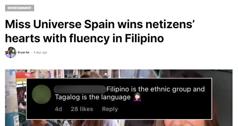 Fact check: ‘Filipino’ refers to both an identity and the national language of the Philippines