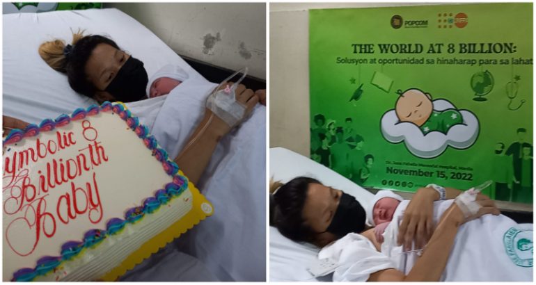 Baby girl born in Manila is symbolic 8 billionth person in the world