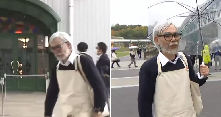 Stunned fans spot ‘Hayao Miyazaki’ strolling around Ghibli Park in news report