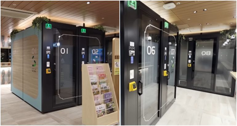 Here’s what it’s like staying inside the ‘sleep pods’ at a Tokyo train station